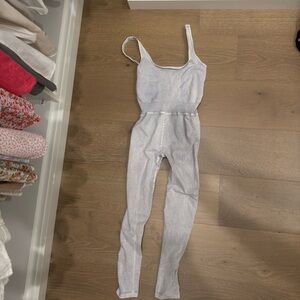 FP Movement Grey wash workout jumpsuit